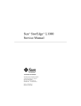 Sun StorEdge L1000 Service Manual
