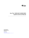 Sun Fire™ 6800/4810/4800/3800 Systems Service Manual