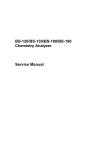 BS-120/BS-130/BS-180/BS-190 Chemistry Analyzer Service Manual