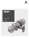 Schlage A-Series Service Manual