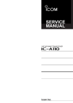 IC-A110 Service Manual