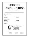 HRF Manual - Hayward Gordon Ltd