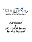300 Series Service Manual - Clearion Water Technologies