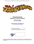 FRIGHTFEARLAND Operation & Service Manual