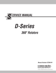 D-Series Rotators Service Manual