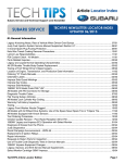 10 - Subaru Technical Information System