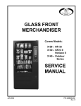 SERVICE MANUAL GLASS FRONT