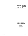 BigDog® Mowers Series X General Service Manual