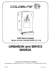 OPERNION and SERVICE MANUAL