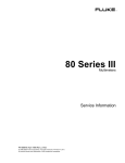 Fluke -- 80 Series III -