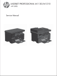 HP LaserJet Pro M1130 M1210 Series Service Manual
