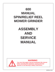 ASSEMBLY AND SERVICE MANUAL