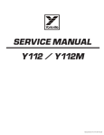 SERVICE MANUAL Y112 / Y112M
