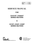 Service Manual Heaters 220491