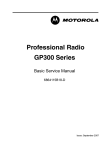 GP300 Basic Service Manual
