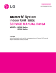 System Indoor Unit SERVICE MANUAL R410A