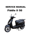 SYM Fiddle II 50 Service Manual
