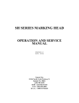 SH-series Marking Head Operation Manual