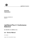 LightSpeed Plus 2.1 Conformance Statement