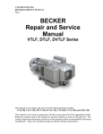BECKER Repair and Service Manual VTLF, DTLF