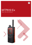 MTP810 Ex TETRA Terminal Basic Service Manual