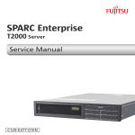 SPARC Enterprise T2000 Server Service Manual