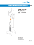 Smiths H-1000 Fluid Warmer Service Manual