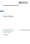 HPLJ Family Quick Ref Service Guide, Vol. 1