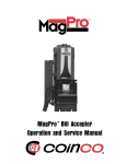 MagPro Bill Acceptor Operation and Service Manual