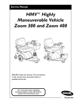 Invacare Zoom 300 & 400 Service Manual