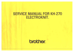 SERVICE MANUAL FOR KH