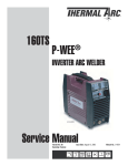 P-WEE® 160TS Service Manual