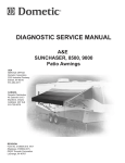 9/6/07 Patio Awning Diagnostic Service Manual A & E