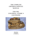 Complete Owner`s and Service Manual for the Universal