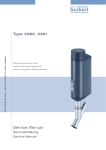 Service Manual Type 3360, 3361 - Bürkert Fluid Control Systems