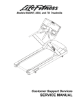 Life Fitness 9000HR, 8500, T9i Treadmill Service Manual