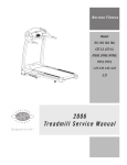 2006 Treadmill Service Manual