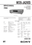 SERVICE MANUAL - MiniDisc Community Page