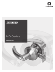 Schlage ND-Series Service Manual