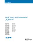Fuller Heavy Duty Transmissions TRSM0550