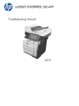 LaserJet Enterprise 500 MFP Troubleshooting Manual