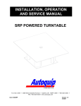Series 35 Powered Turntable Manual