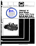 Leybold Series A Pump Service Manual
