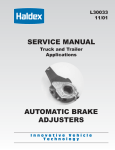 service manual automatic brake adjusters