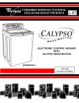 Calypso Washer Service Manual