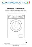 WM80L user manual(service manual)