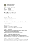 Food Service Manual