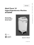 Medi-Therm® III Hyper/Hypothermia Machine MTA6900