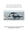 Owner`s Operation and Service Manual Maritime RobotX Challenge