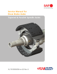 Tapered & Parallel Spindle Axles Service Manual for
